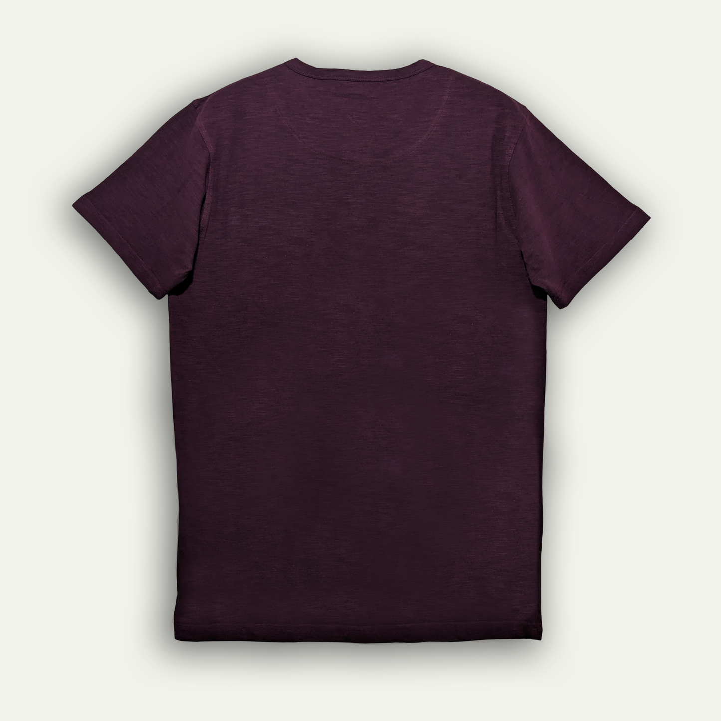 Maroon Half Sleeves Henley.