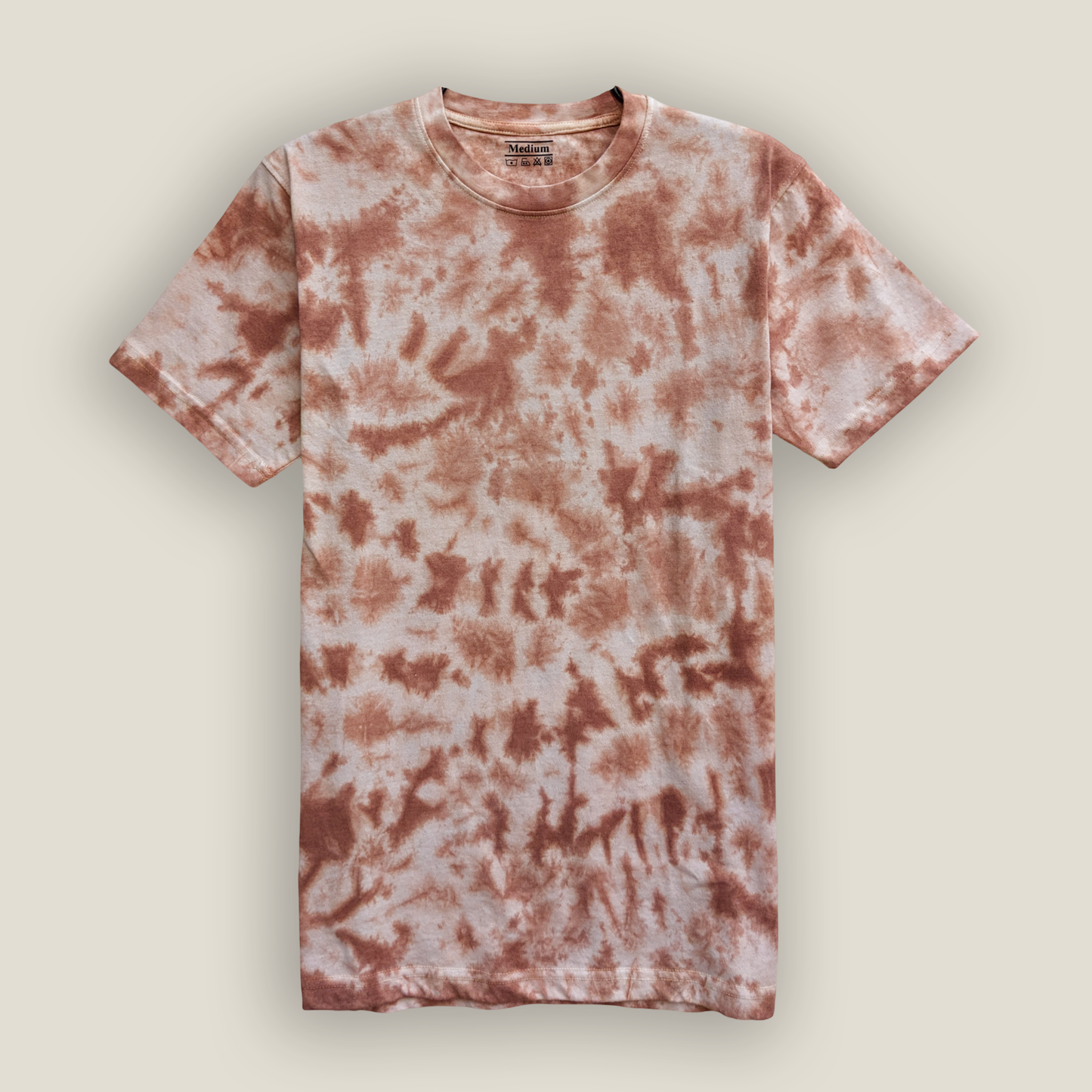 Tie-Dye Crew Neck Brown.