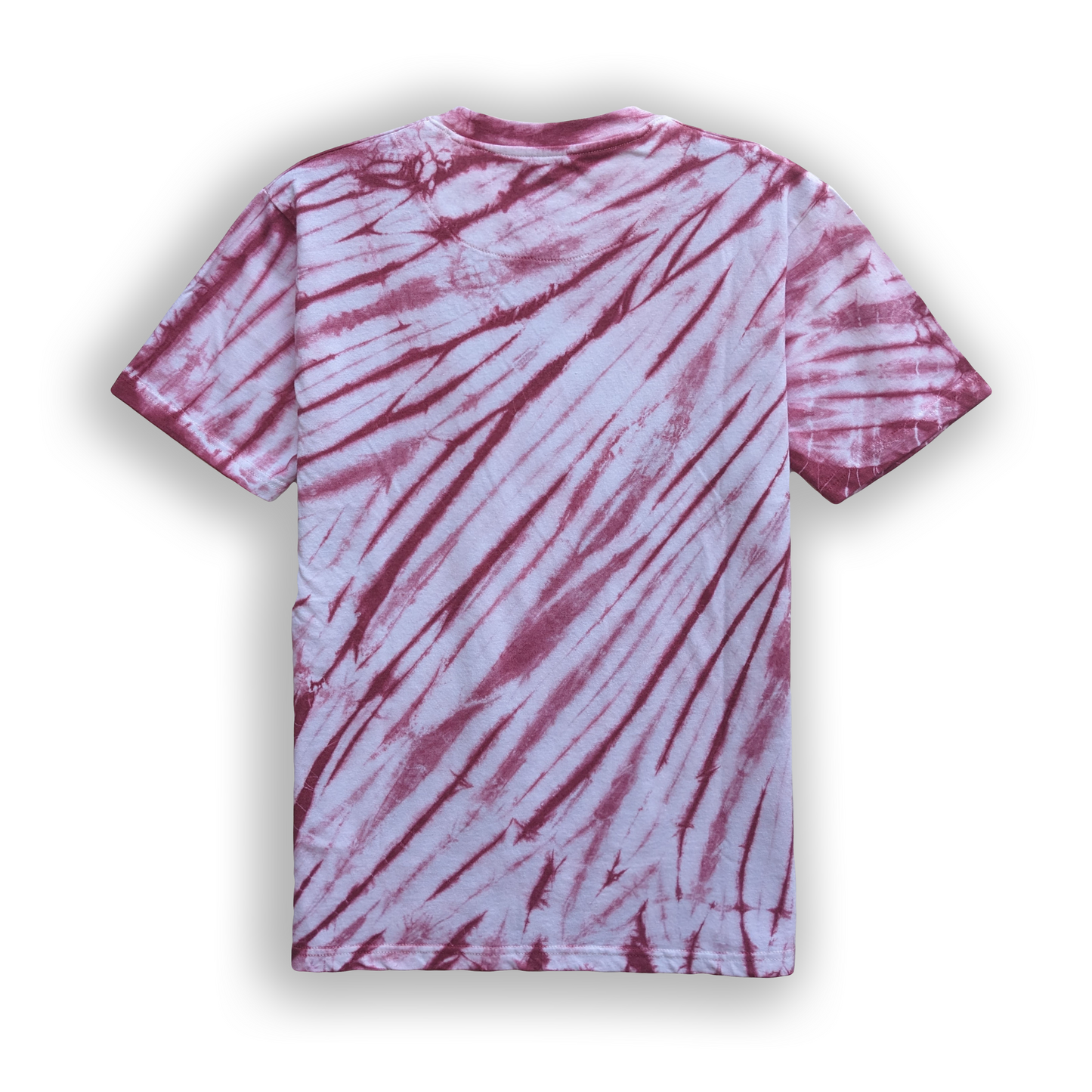 Tie-Dye V Neck T-Shirt Pink