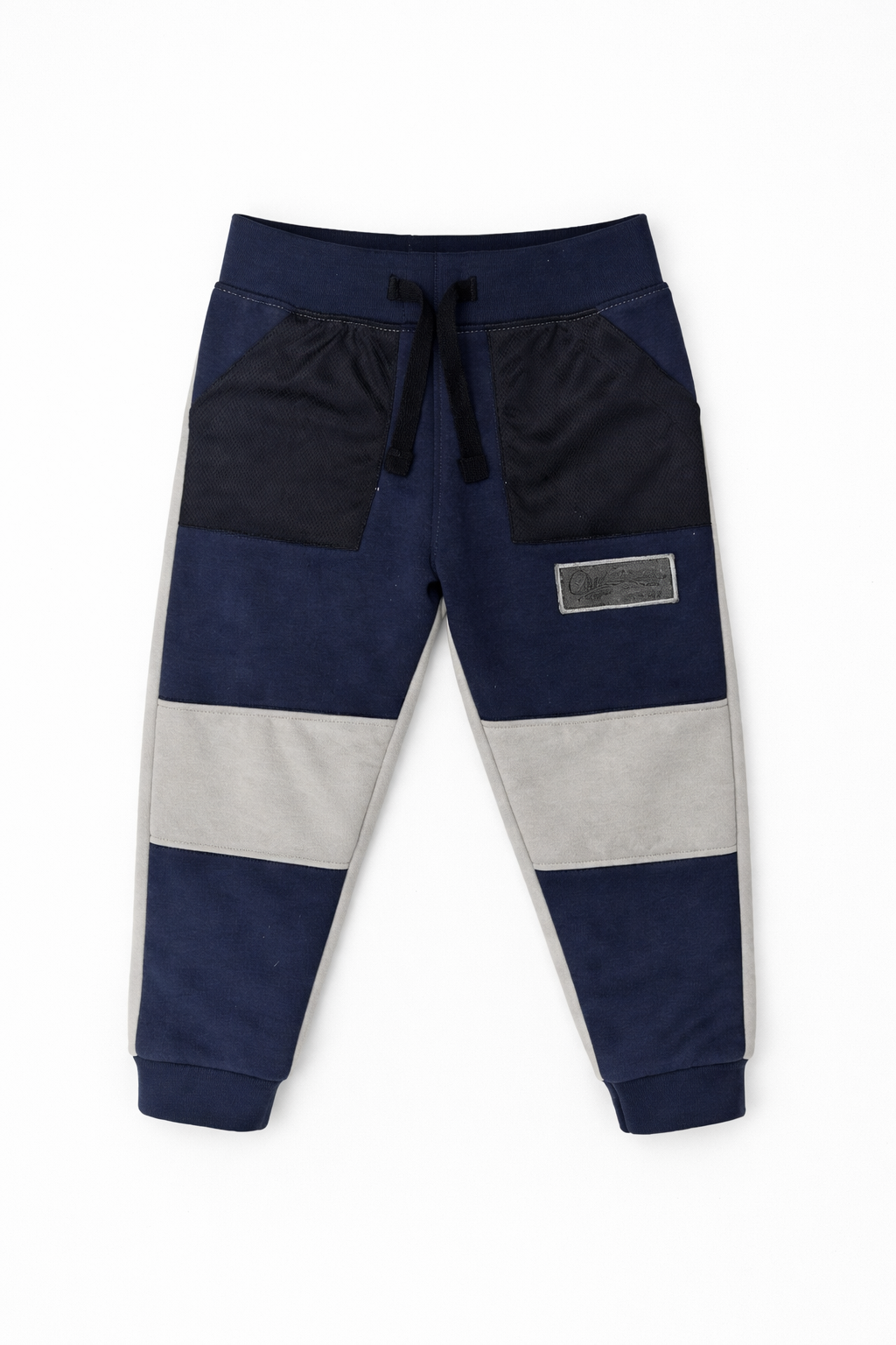Kids Navy and Grey Sweatpants