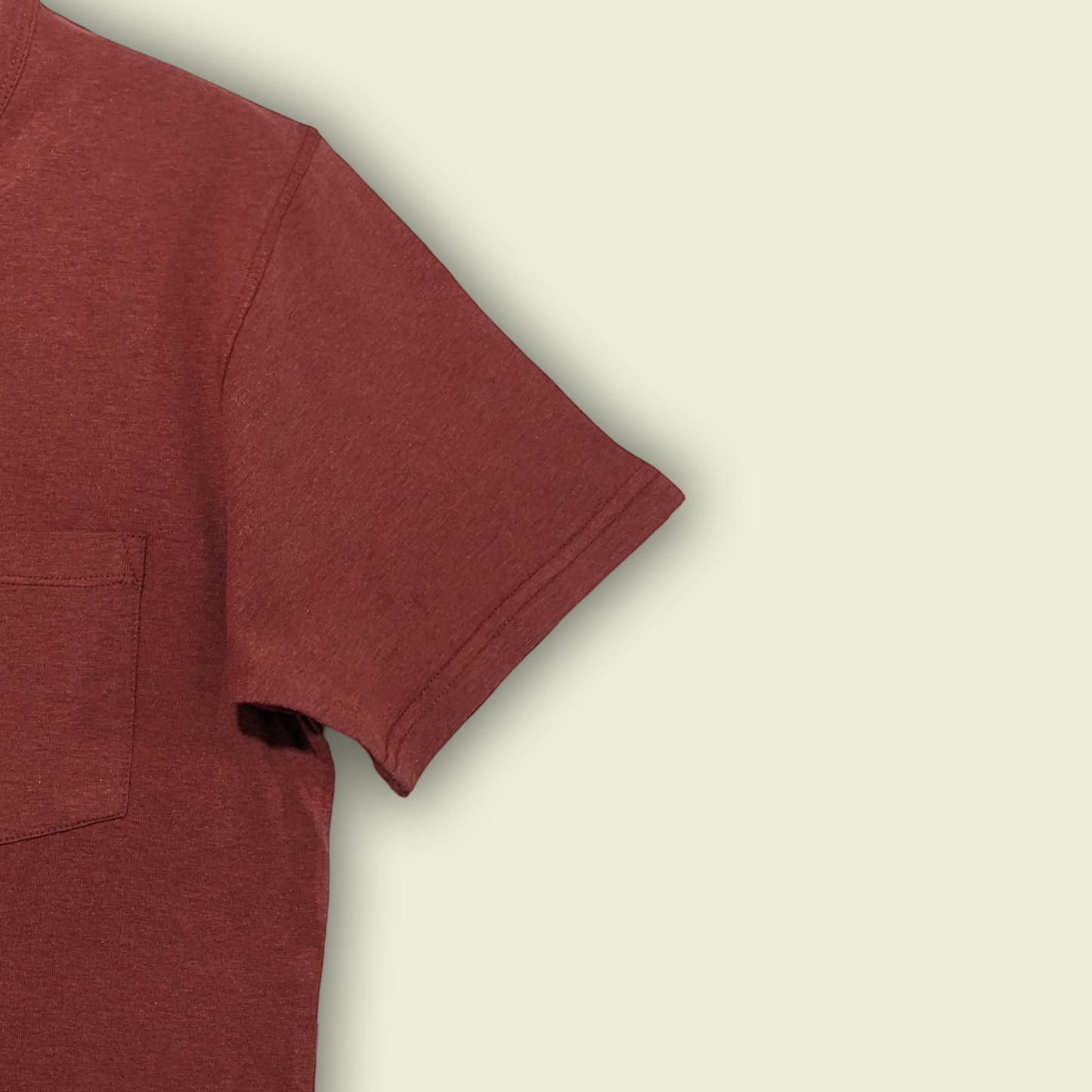 Brown Half Sleeves Henley.