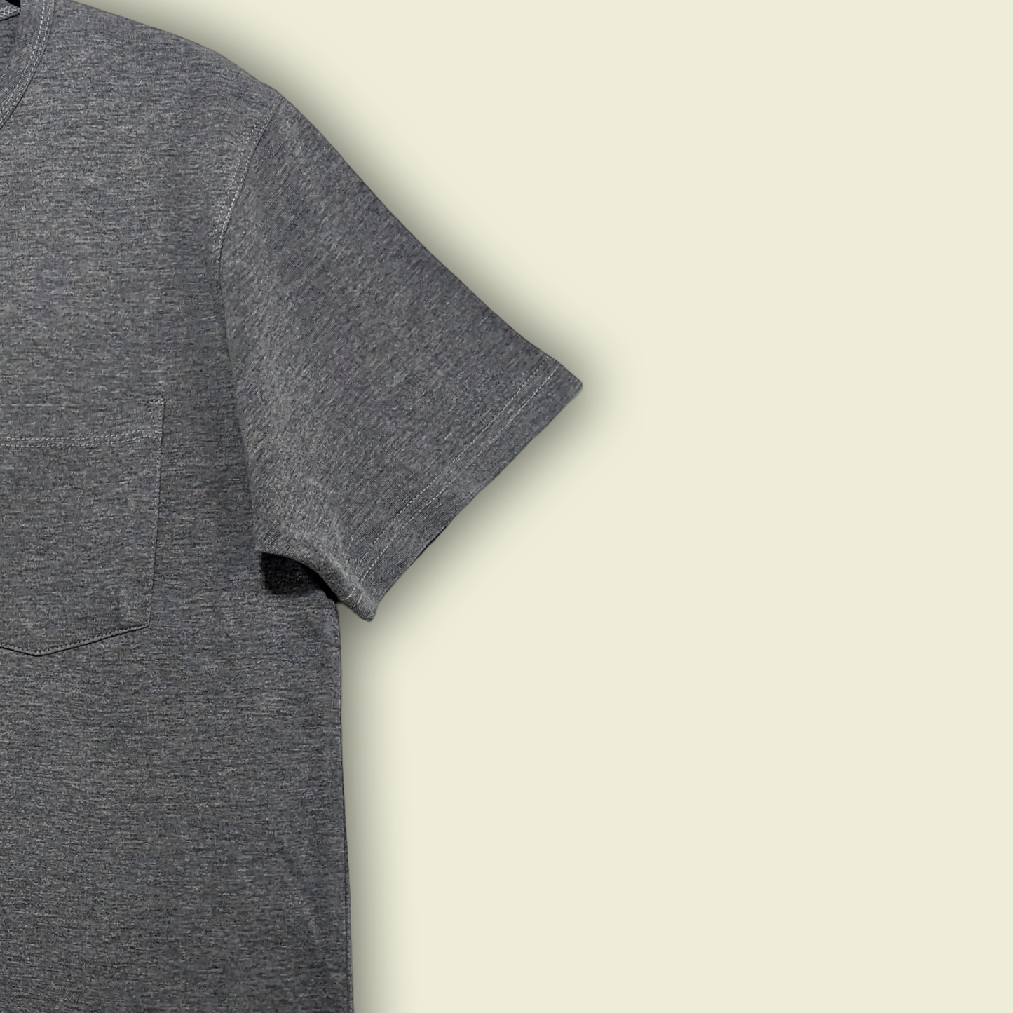 Dark Grey Half Sleeves Henley.