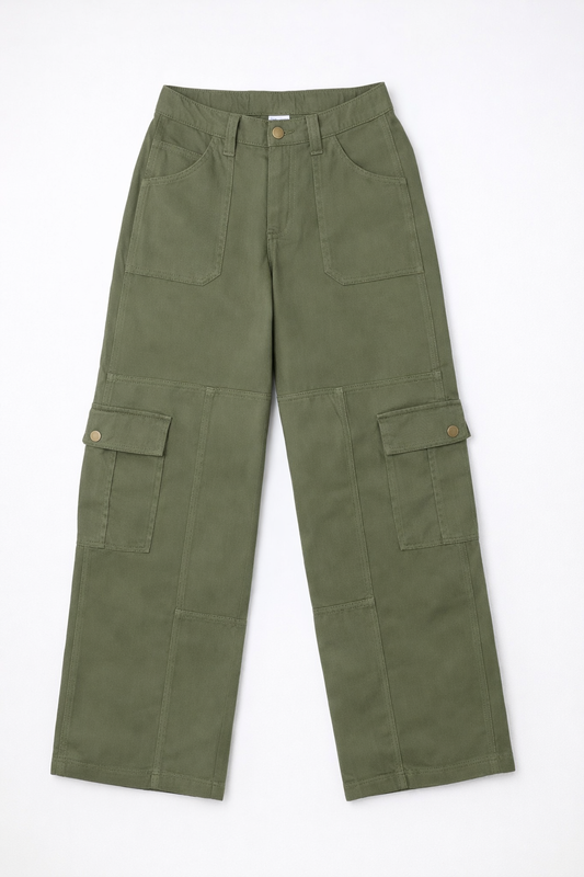 Women’s Olive Green Cargo Pants