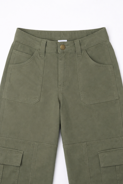 Women’s Olive Green Cargo Pants