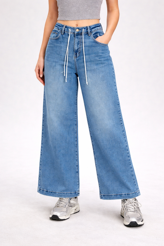 Women’s Light Blue Wide-Leg Jean’s