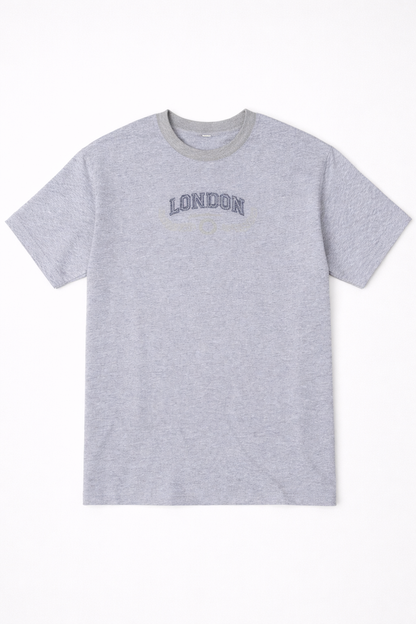 Men’s Grey London Print T-shirt