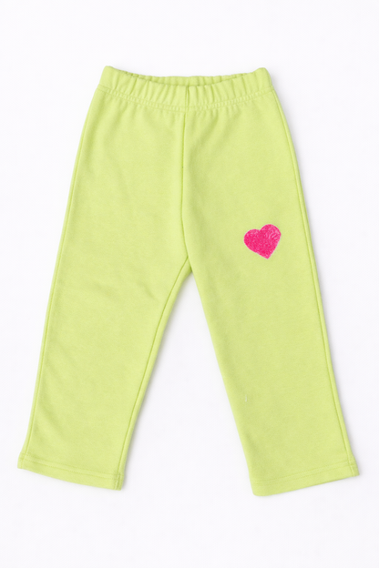 Kid's Neon Yellow Tracksuit