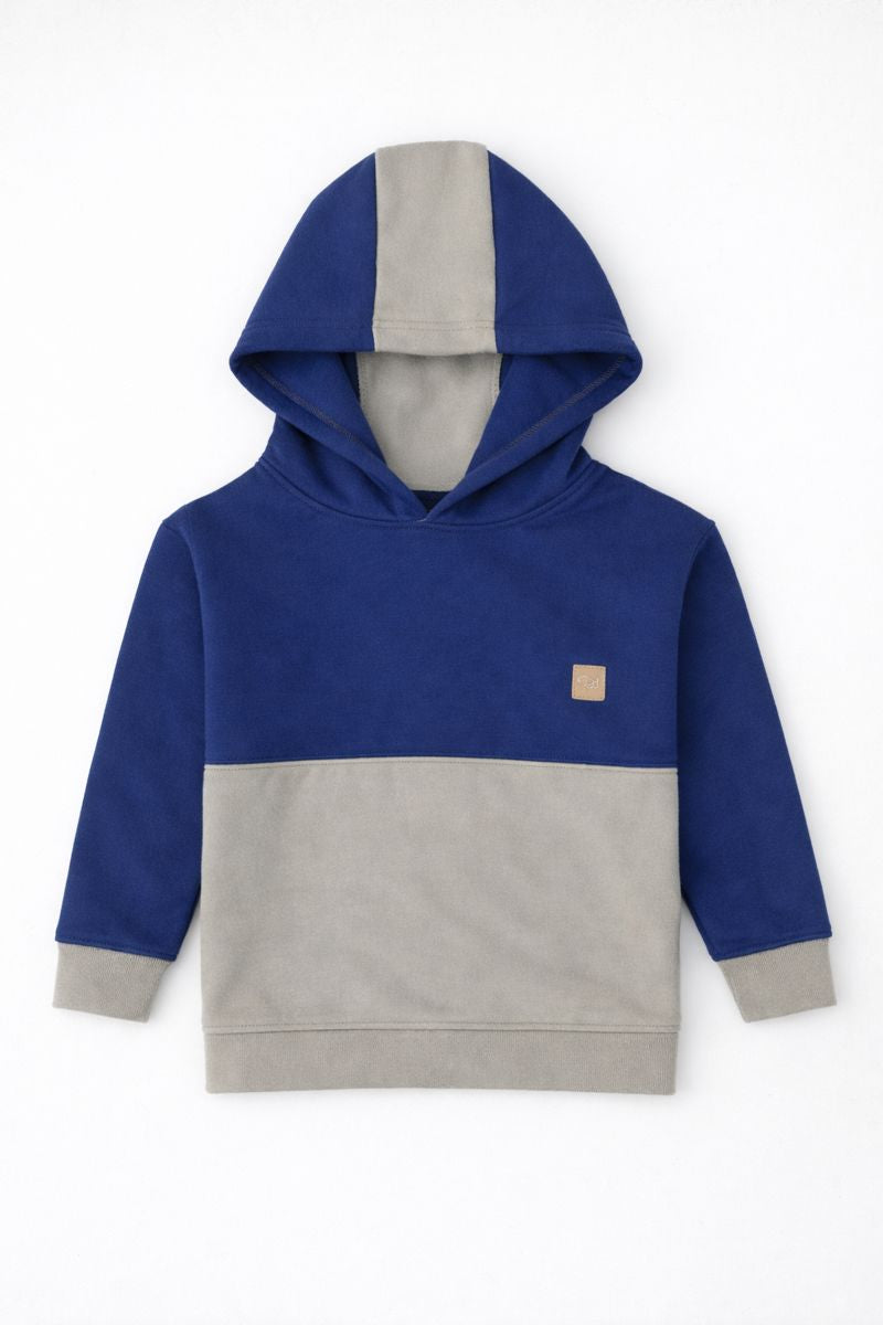 Kid's Blue & Gray Kids Tracksuit Set