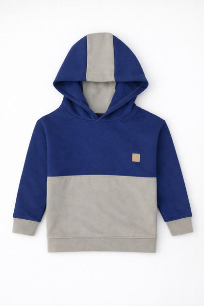 Kid's Blue & Gray Kids Tracksuit Set