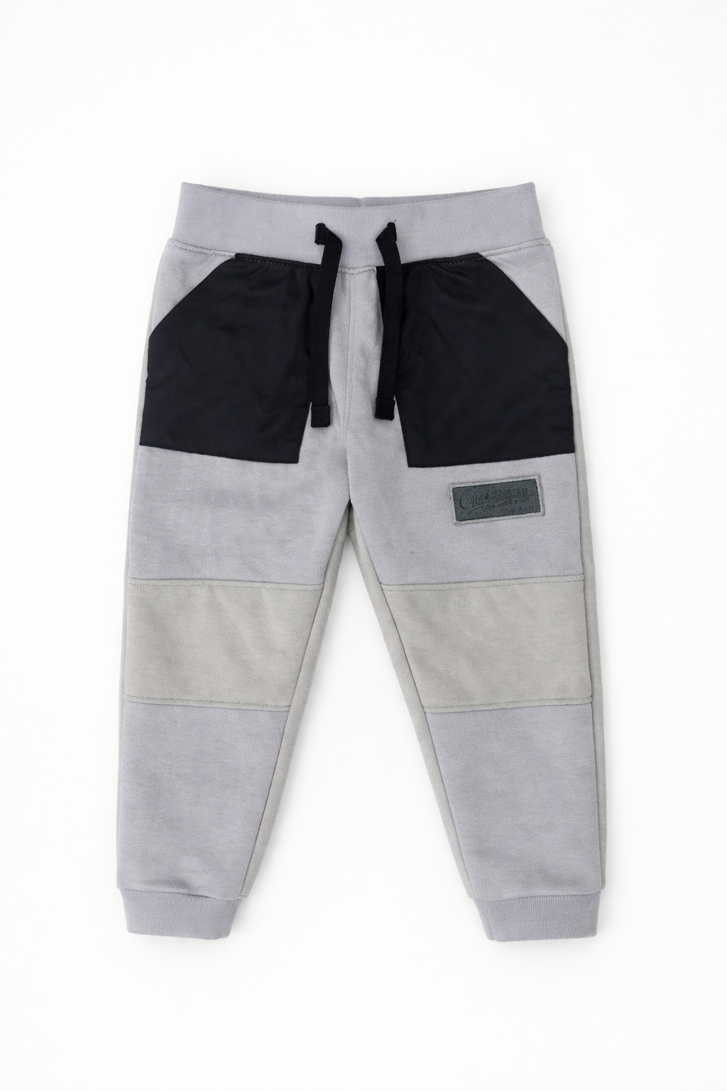 Kid's Boys Grey and Mint Casual Tracksuit