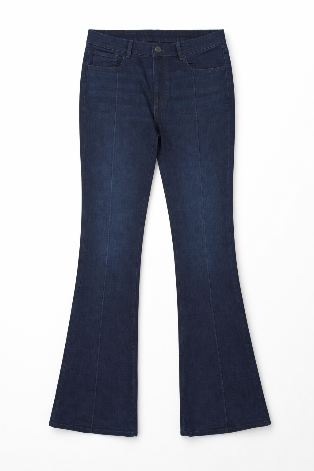 High-Waist Flare Jeans Blue - Women's