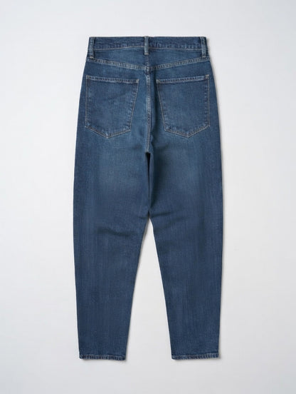 High-Waist Straight Jeans Blue - Women's
